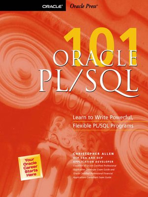 cover image of Oracle PL/SQL 101